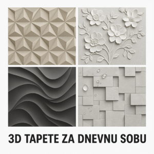 3D Tapete za Dnevnu Sobu