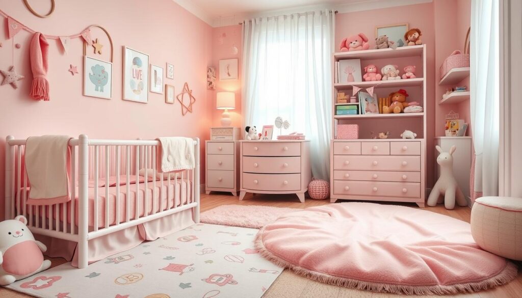 Baby roze akcenti na nameštaju i detaljima