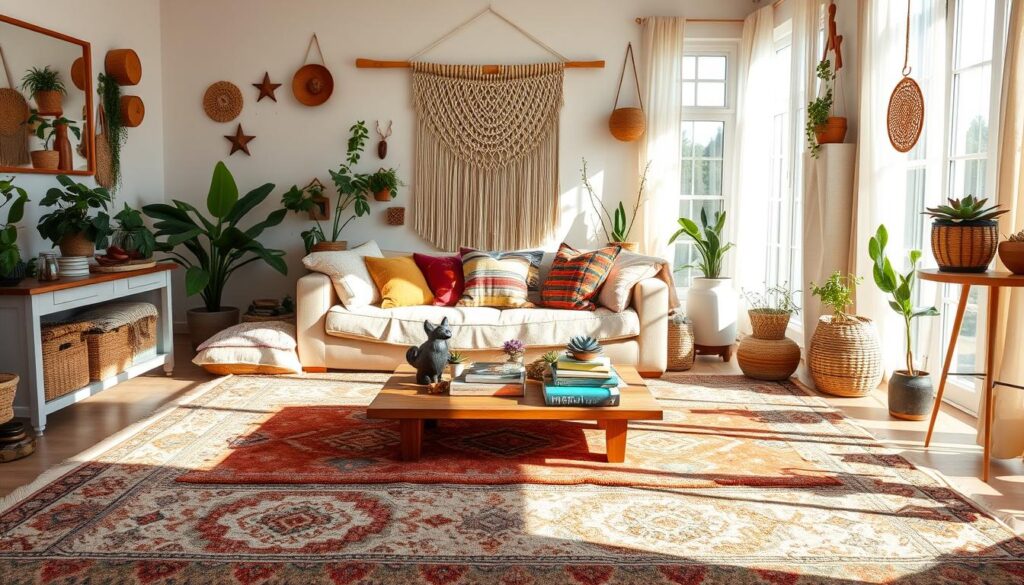 Boho stil enterijer