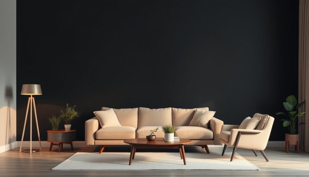 Crna boja za zidove: kada, gde i kako