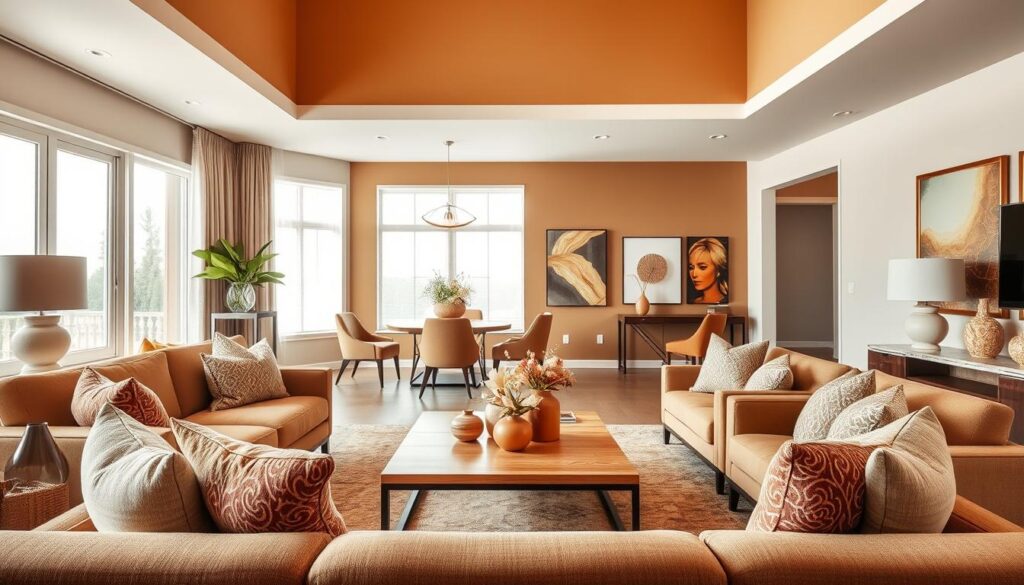 Saveti za korišćenje camel boje u malim i velikim prostorima