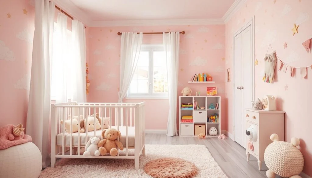Baby roze boja u dekoraciji dečije sobe