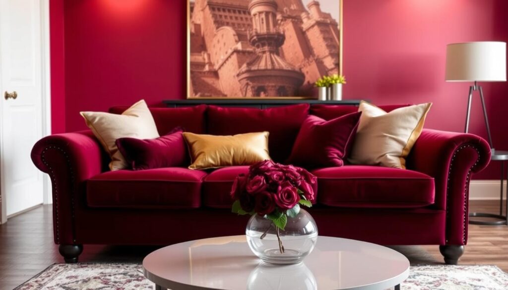 burgundy palette i boja burgundi
