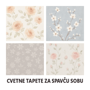 Cvetne Tapete za Spavacu Sobu