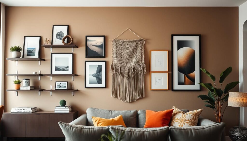 uredjenje zidova dnevne sobe