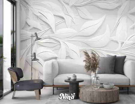 3D listovi, foto tapeta