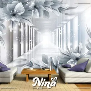 Cveće 3D, foto tapeta