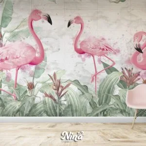 Flamingosi, foto tapeta