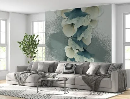 Ginko u pastelnim bojama, foto tapeta