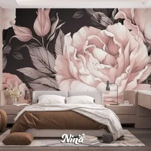 Roze cvetovi, foto tapeta