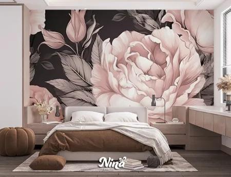 Roze cvetovi, foto tapeta