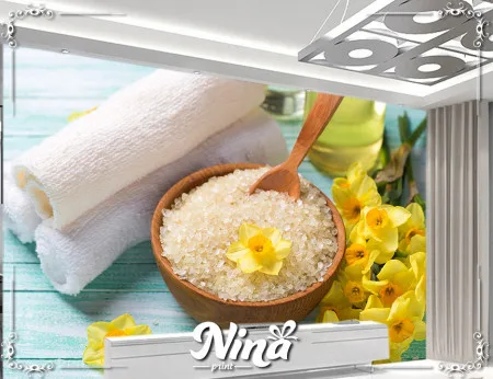 Wellness spa Žuti narcis, foto tapeta