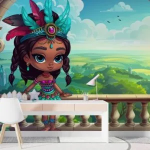 Mala princeza indijanka, tapeta