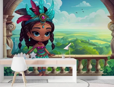 Mala princeza indijanka, tapeta