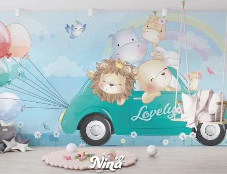 Plavi Automobil, tapeta