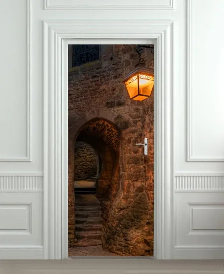 Ulaz u tunel, nalepnica za vrata